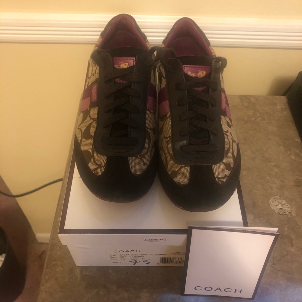 Coach Signature/Webbing Sneakers